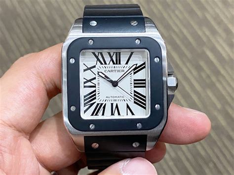 preowned cartier santos|used cartier santos large.